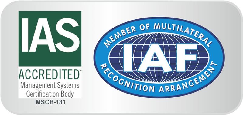 IAS & IAF CERTIFICATE
